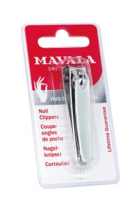 Compact Mavala nail clippers with precision cutting edges